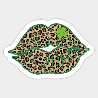 St. Patrick's Day Lips Sticker